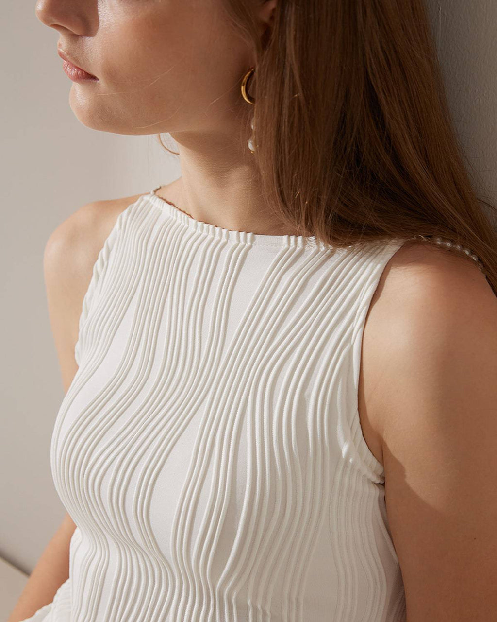 The Water Ripple Textured Cami Dress 2